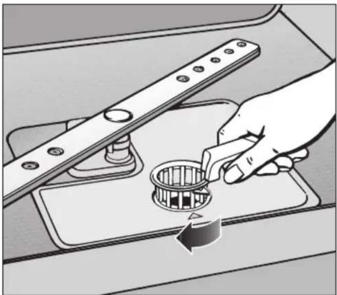 MIELE G 4206 - Pesualtaan siivilöiden puhdistus - 3