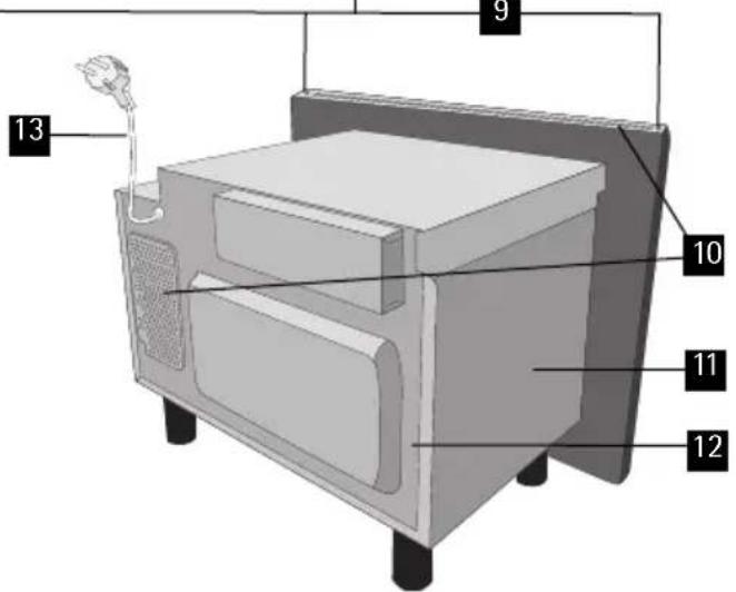 Husqvarna-Electrolux QN4241K - Mikroaaltouuni ja lisävarusteet - 2