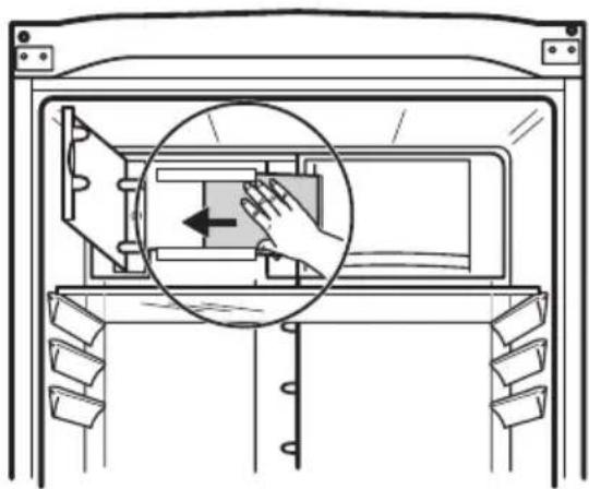 Husqvarna-Electrolux QRT4260K - Borttagning av hyllspärrarna - 2