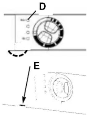 D, E