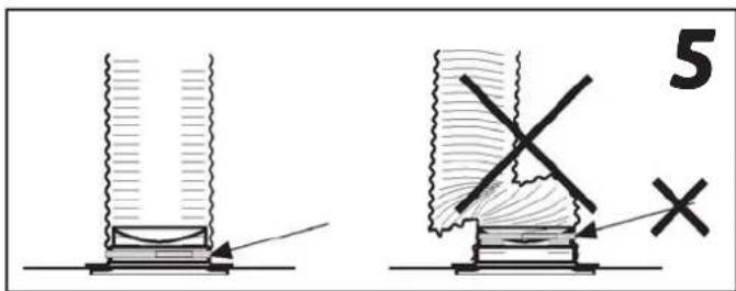 Flexit Vision M - Montering av skorstein, fig. 6. - 4