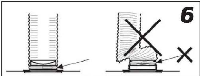 Flexit Vision E/F - Montering av skorstein, fig. 7. - 4
