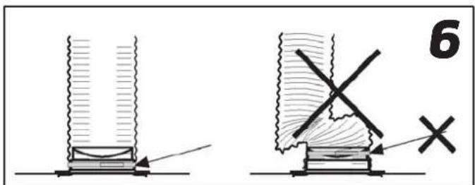 Flexit Elegant M - Montering av skorstein, fig. 7. - 4