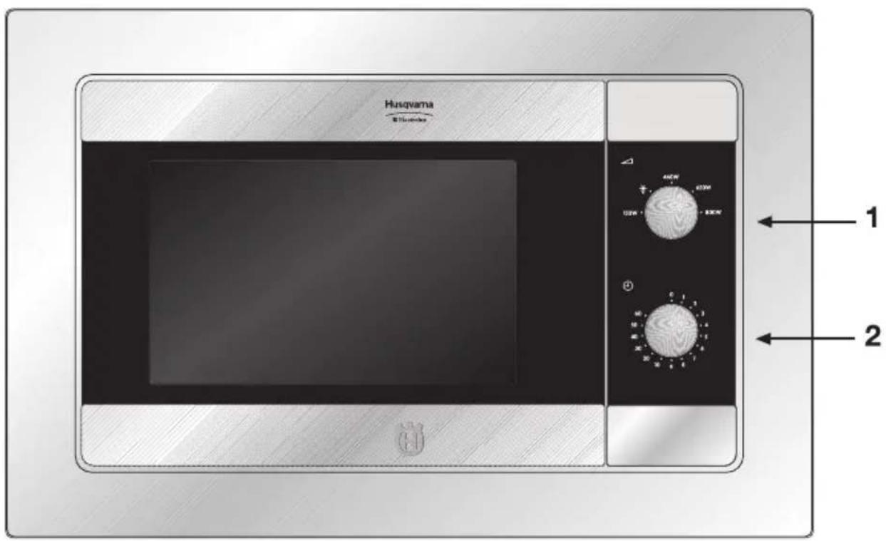 Husqvarna-Electrolux QN4010X - Mikroaaltouunin käyttö - 1