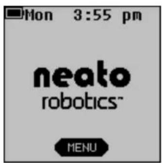 Mon 3:55 pm neato robotics™ MENU