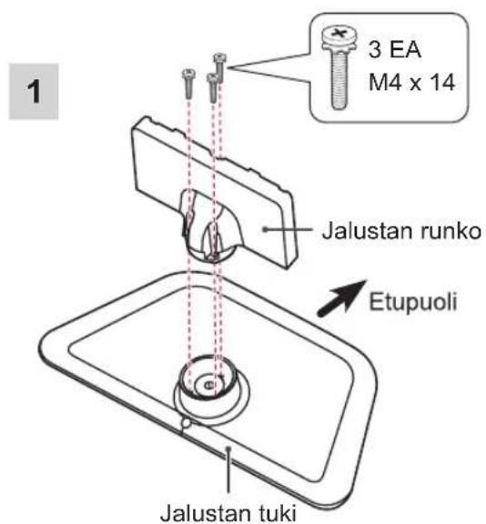 LG 39LP360H-ZA - Jalustan kiinnittäminen - 1