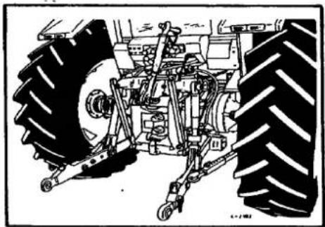 Valmet 805 - Mekaanishydraulisen nostolaitteen käyttö - 1