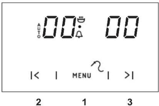 AUTO 00:00 |< | MENU >| 2 1 3