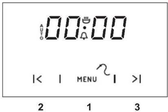 AUTO 00:00 |< | MENU >| 2 1 3