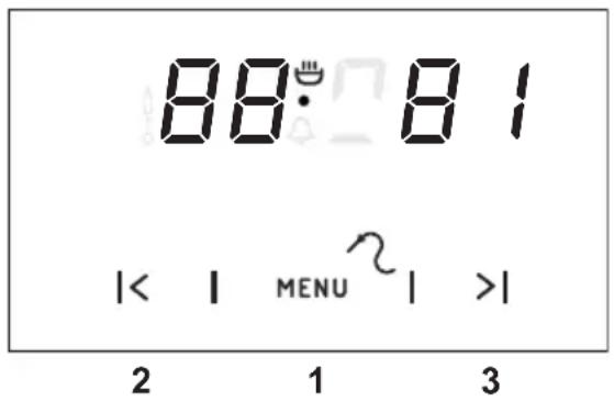 88:81 |< | MENU >| 2 1 3