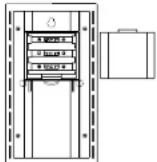 Suomen Lämpömittari 7810 - INSTALLATION AV BATTERIERNA I HUVUDENHETEN OCH SÄNDAREN: - 1