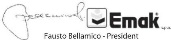 Geocesecio Emak® s.p.a. Fausto Bellamico - President
