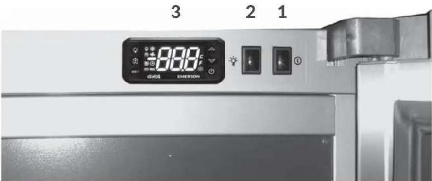 3 2 1 0.89 °C EMERSON