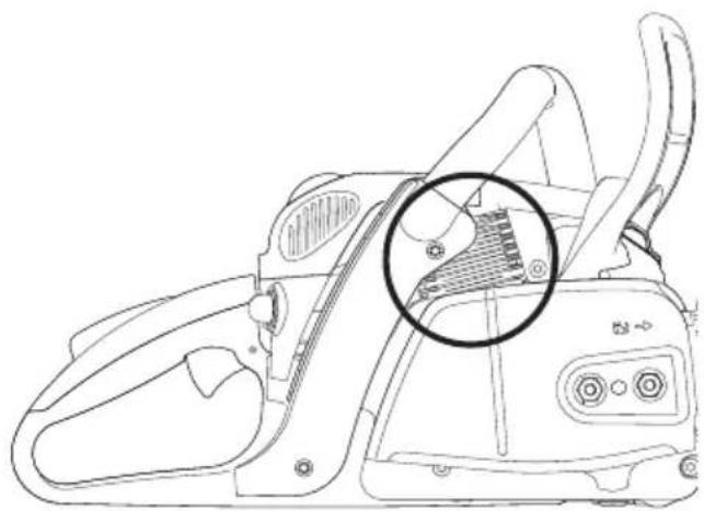 DOLMAR PS-420 S - Tuuletinkotelon asennus - 3
