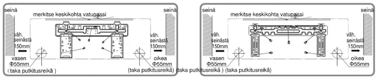 Cooper & Hunter CH-S09FTXH-B - Vaihe 3: avaa reikä putkistolle - 1