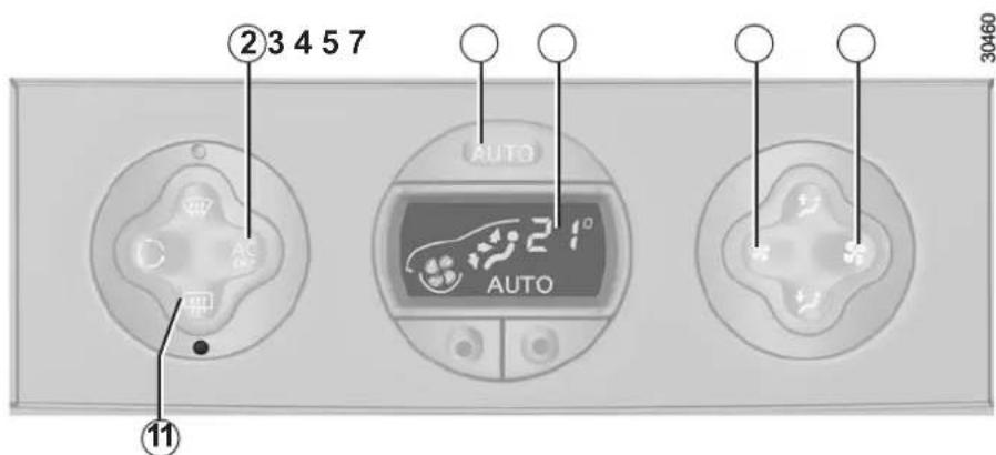 ②3 4 5 7 AUTO AUTO ⑪ 30460