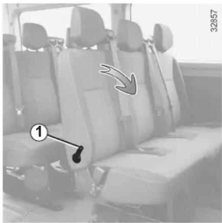 RENAULT Master (2011) - TAKAISTUIMET (1/2) - 1