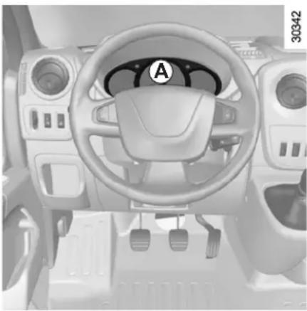 RENAULT Master (2011) - KOJETAULU: varoitus- ja merkkivalot (1/3) - 1