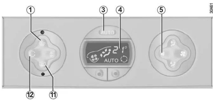 ① ③ ④ ⑤ 30461 AUTO 2 1° AUTO AUTO ⑫ ⑪ ⑫