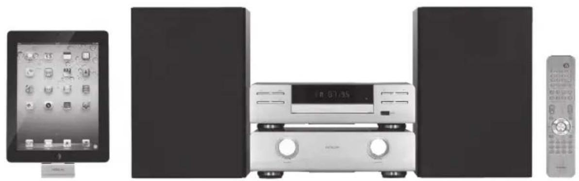 HITACHI AXM949E - Bluetooth-mikrohifijärjestelmä sisältää iPad-/iPhone-/iPod-telakan - 1