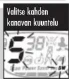 COBRA MicroTalk Malli MT 725 - Kahden kanavan kuuntelun kytkeminen päälle: - 5
