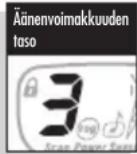 COBRA MicroTalk Malli MT 725 - Äänenvoimakkuuden säätö: - 2