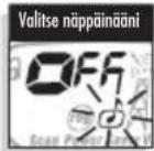 COBRA MicroTalk Malli MT 725 - Näppäinäänten kytkeminen päälle ja pois päältä: - 2