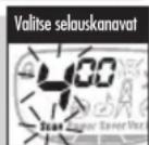 COBRA MicroTalk Malli MT 725 - Kanavien selaus: - 2