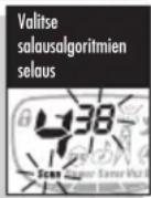 COBRA MicroTalk Malli MT 725 - Salausalgoritmien selaus: - 3