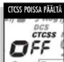 MicroTalk MT 975 - CTCSS-salausalgoritmin valitsemiseksi: - 1