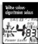 MicroTalk MT 975 - Salausalgoritmien selaaminen: - 2