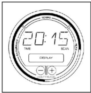 TEMP 20:15 TIME SCAN DISPLAY WATTSING