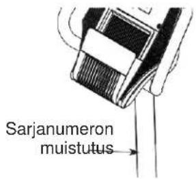 Sarjanumeron muistutus