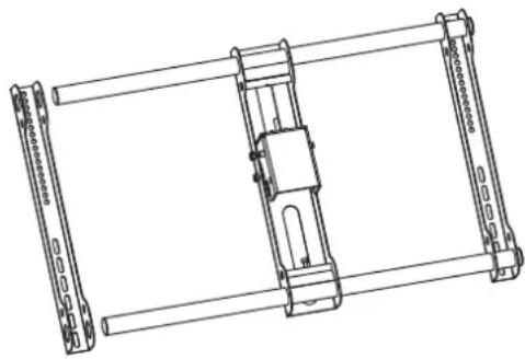 MOZI Advanced Flexmount B1 - Tukikehyksen kasaus - 1
