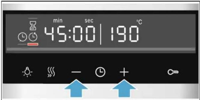 min sec °C 45:00 | 190