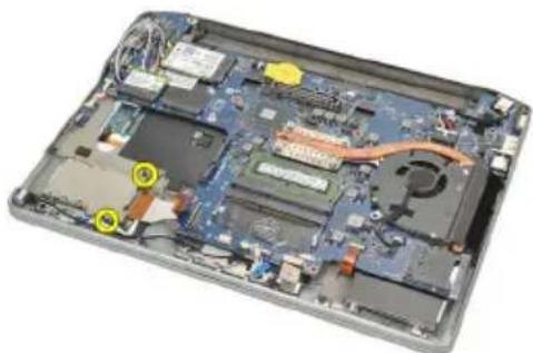 DELL Latitude E6220 - ExpressCard-kortin kehikon irrottaminen - 2