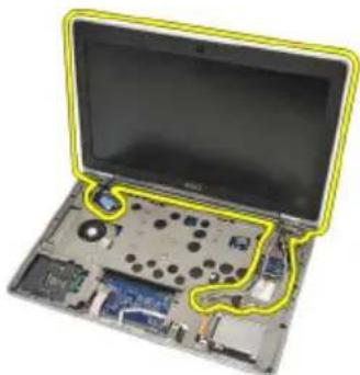 DELL Latitude E6220 - Näytön irrottaminen - 5