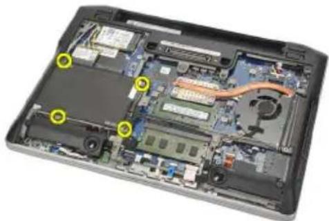 DELL Latitude E6220 - Kiintolevyn irrottaminen - 3