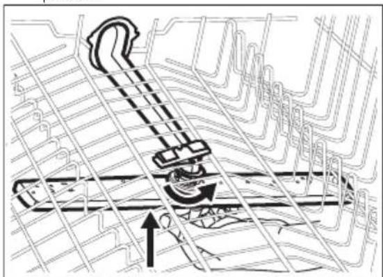 Technical line drawing of a mechanical assembly or assembly with no visible text or symbols