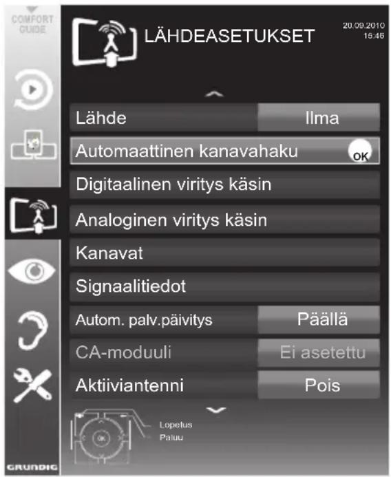 GRUNDIG 40 VLE 6339 BR - Huomautus: - 1