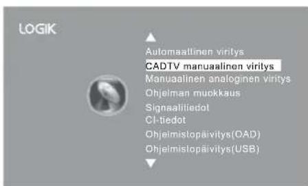 Logik L26HED12N - DTV Manuaalinen viritys (DVB-C) - 2