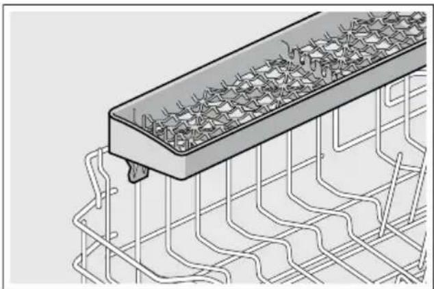 SIEMENS iQ500 SR456W01TS - Näin käännät lautastuet toiseen asentoon: - 3