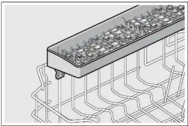 SIEMENS iQ300 SN436W55IS - Näin käännät lautastuet toiseen asentoon: - 3