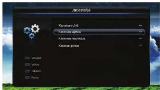 PIONEER L55S3D13N - Lajittele kanava - asetukset - asetus - järjestelijä - 1