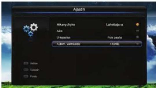 PIONEER L40S3D13N - Automaattinen valmiustila - asetukset - ajastin - 4