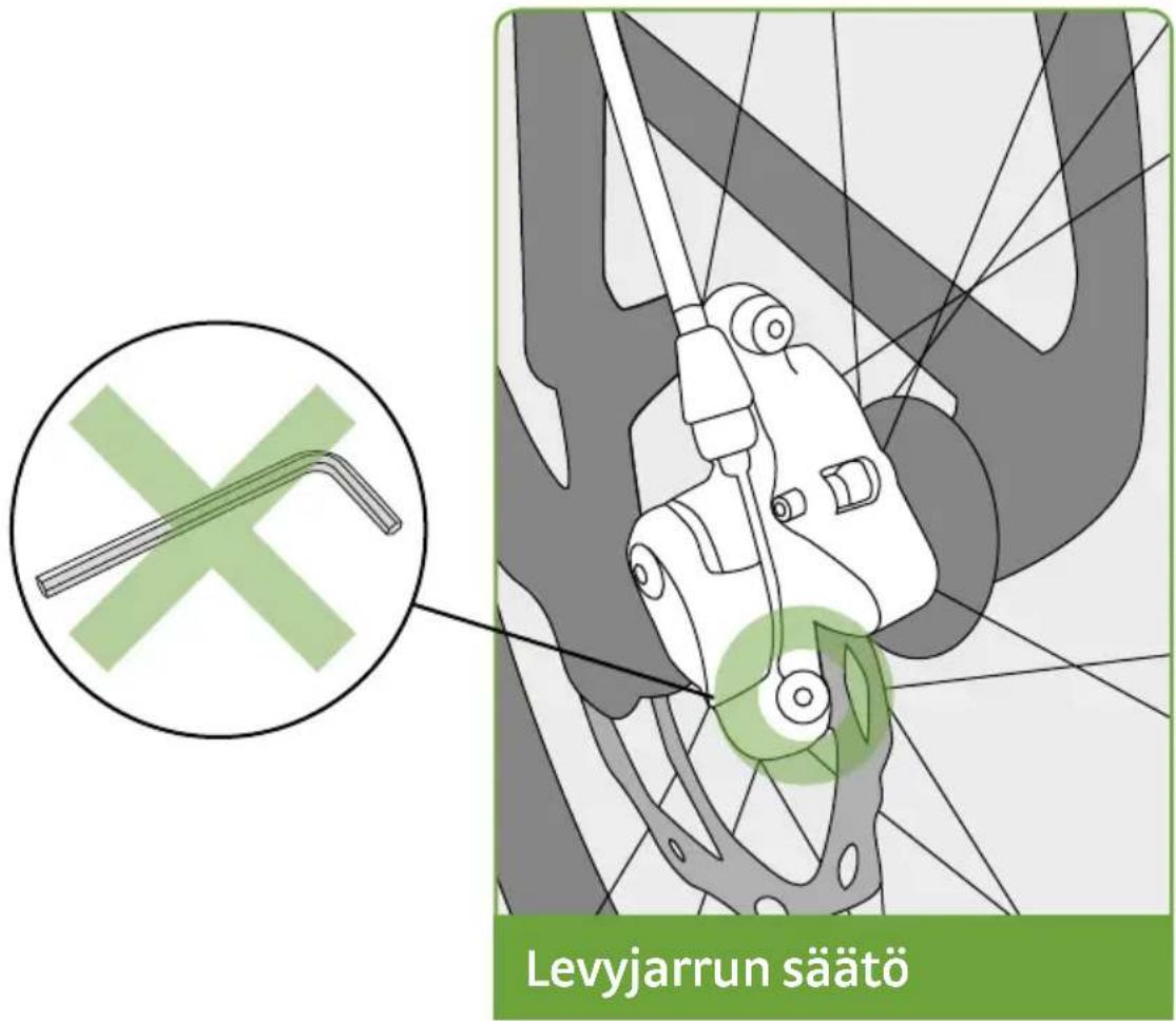 Levyjarrun säätö