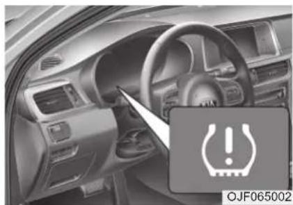 KIA Optima Plug-In Hybrid (2016) - RENGASPAINEIDEN VALVONTAJÄRJESTELMÄ (TPMS) (MIKÄLI VARUSTEENA) - 1