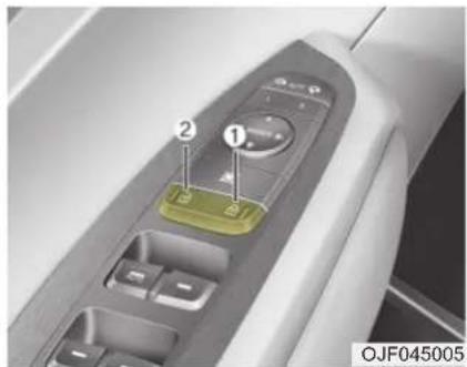 KIA Optima Plug-In Hybrid (2016) - VAROITUS - Ovilukon toi- mintahäiriö - 1