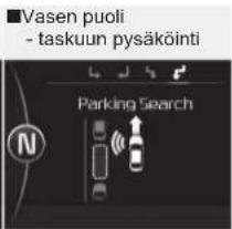 ■Vasen puoli - taskuun pysäköinti Parking Search