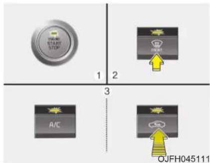 START STOP 1 2 3 A/C OJFH045111